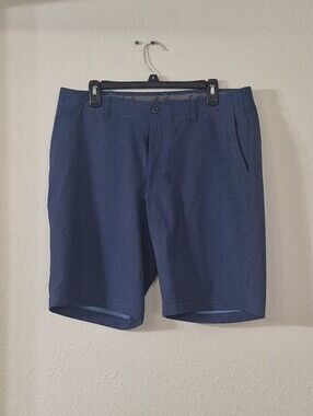 Hogan Men's Blue Flat-Front Shorts